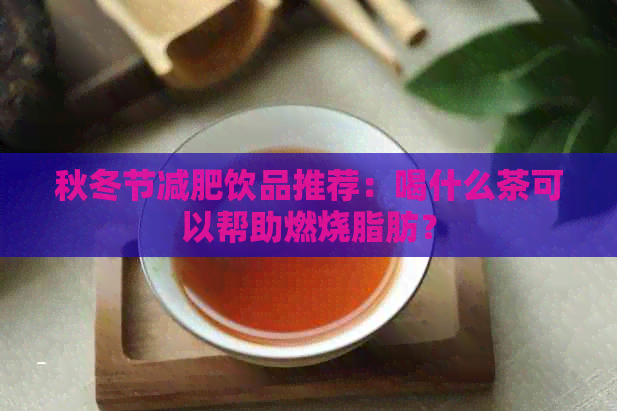 秋冬节减肥饮品推荐：喝什么茶可以帮助燃烧脂肪？