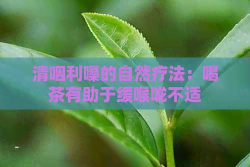 清咽利嗓的自然疗法：喝茶有助于缓喉咙不适