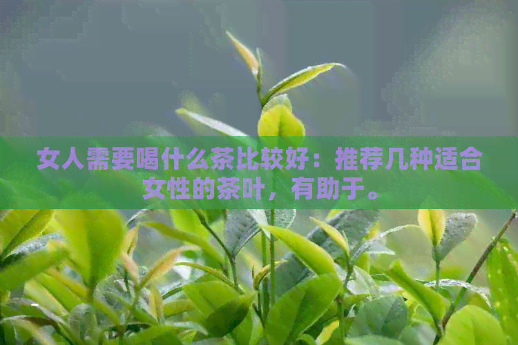 女人需要喝什么茶比较好：推荐几种适合女性的茶叶，有助于。