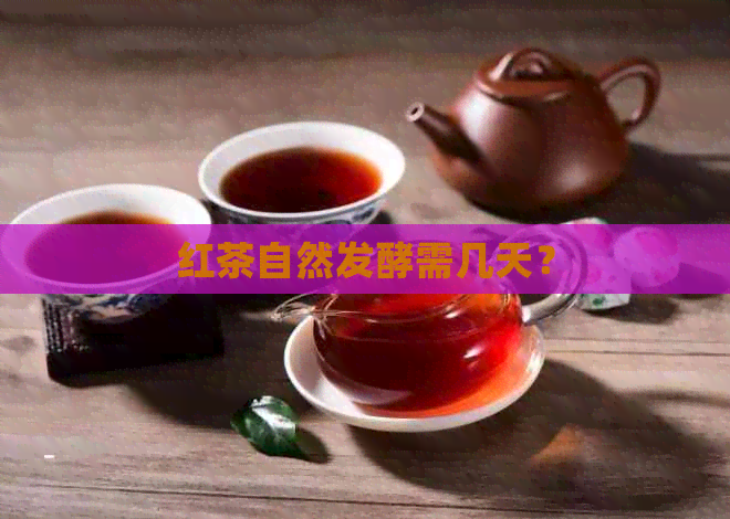 红茶自然发酵需几天？