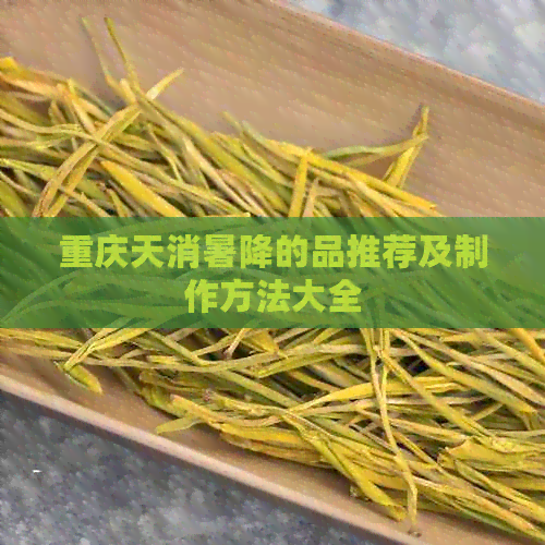 重庆天消暑降的品推荐及制作方法大全