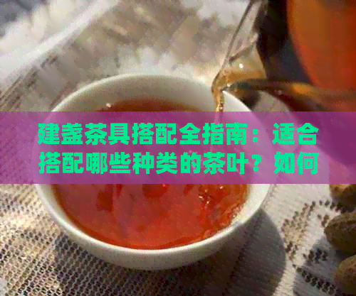 建盏茶具搭配全指南：适合搭配哪些种类的茶叶？如何正确使用建盏泡茶？