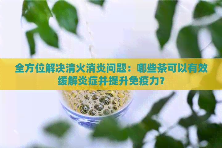 全方位解决清火消炎问题：哪些茶可以有效缓解炎症并提升免疫力？