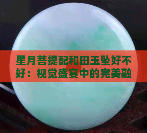 星月菩提配和田玉坠好不好：视觉盛宴中的完美融合