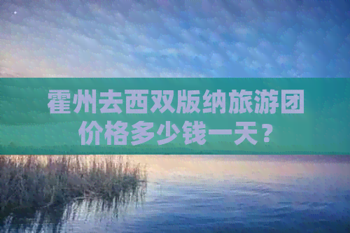 霍州去西双版纳旅游团价格多少钱一天？