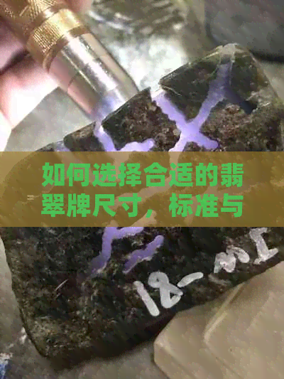 如何选择合适的翡翠牌尺寸，标准与一般差异探讨