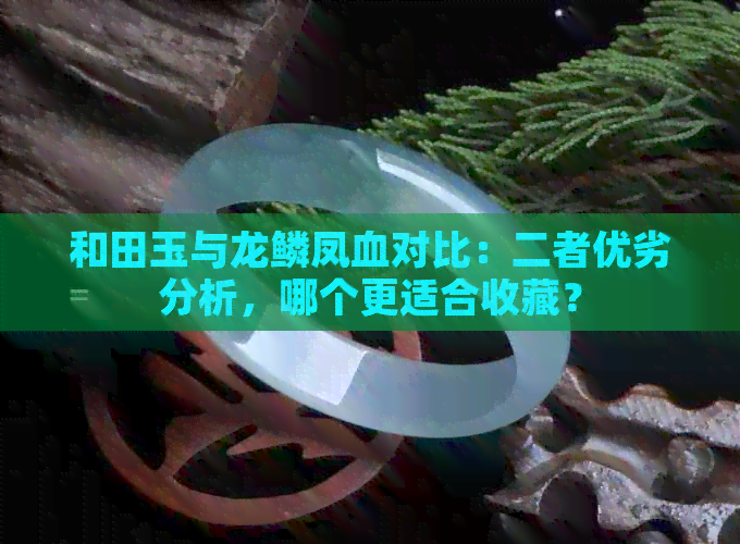 和田玉与龙鳞凤血对比：二者优劣分析，哪个更适合收藏？