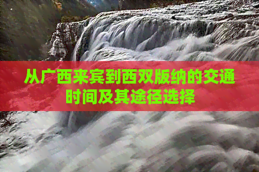 从广西来宾到西双版纳的交通时间及其途径选择