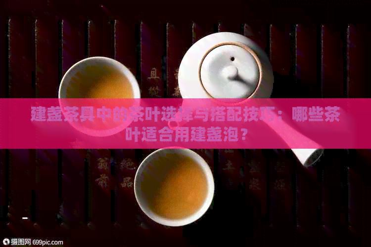 建盏茶具中的茶叶选择与搭配技巧：哪些茶叶适合用建盏泡？