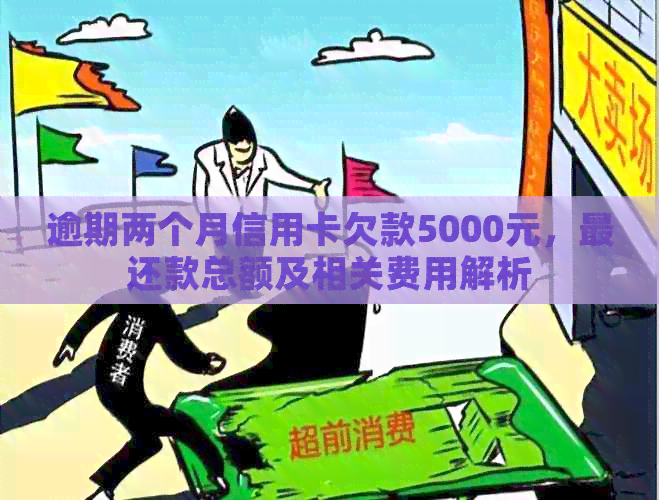 逾期两个月信用卡欠款5000元，最还款总额及相关费用解析