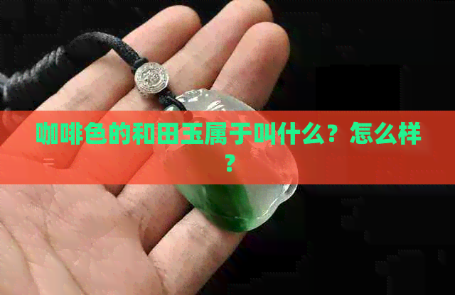 咖啡色的和田玉属于叫什么？怎么样？