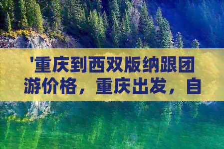 '重庆到西双版纳跟团游价格，重庆出发，自由行或自驾游，全程纯玩无购物！'