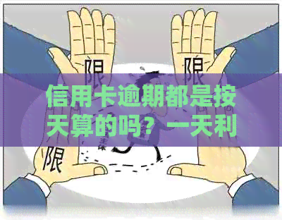 信用卡逾期都是按天算的吗？一天利息如何计算？逾期几天后会发生什么？