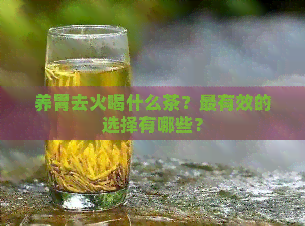 养胃去火喝什么茶？最有效的选择有哪些？