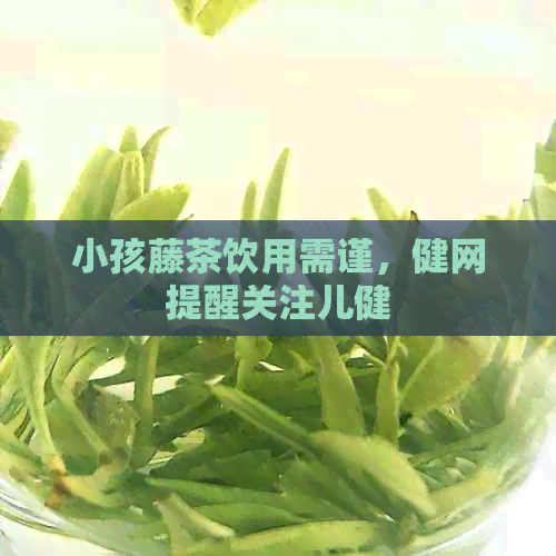 小孩藤茶饮用需谨，健网提醒关注儿健