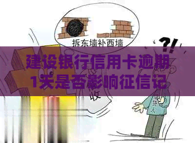 建设银行信用卡逾期1天是否影响记录：解答与分析