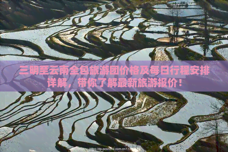 三明至云南全包旅游团价格及每日行程安排详解，带你了解最新旅游报价！