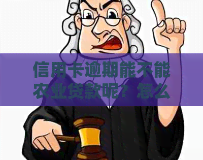 信用卡逾期能不能农业贷款呢？怎么查？逾期了信用卡还能办吗？