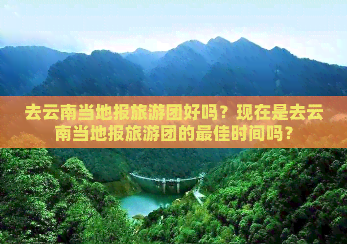 去云南当地报旅游团好吗？现在是去云南当地报旅游团的更佳时间吗？