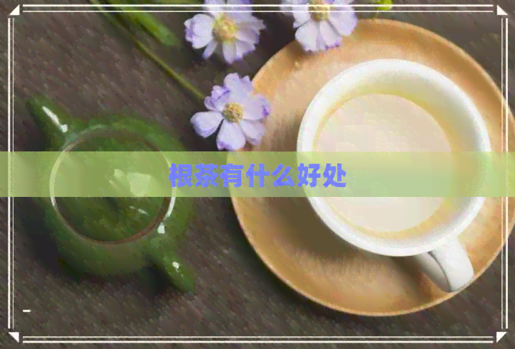 根茶有什么好处