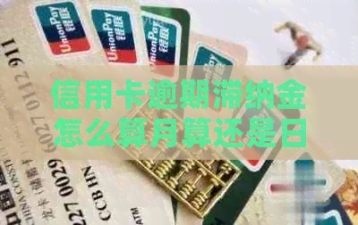 信用卡逾期滞纳金怎么算月算还是日算