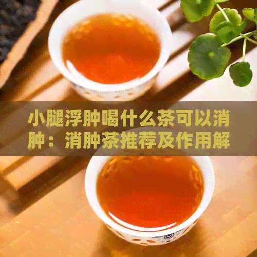 小腿浮肿喝什么茶可以消肿：消肿茶推荐及作用解析