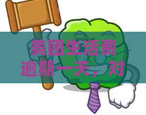 美团生活费逾期一天，对信用卡使用有影响吗？信用安全如何保障？