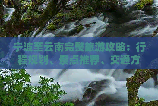 宁波至云南完整旅游攻略：行程规划、景点推荐、交通方式及住宿指南