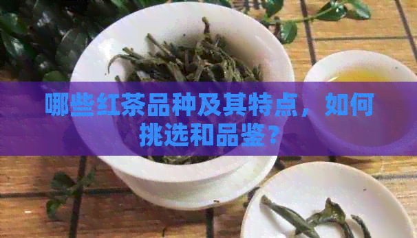 哪些红茶品种及其特点，如何挑选和品鉴？