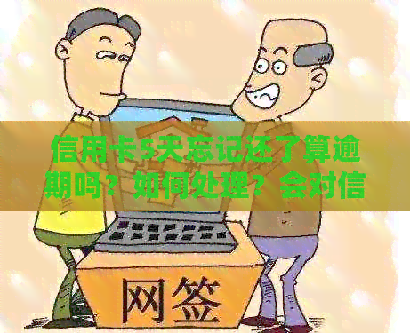 信用卡5天忘记还了算逾期吗？如何处理？会对信用产生影响吗？