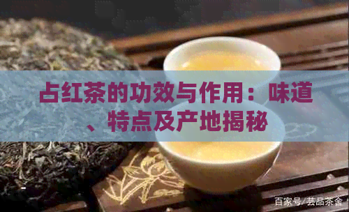 占红茶的功效与作用：味道、特点及产地揭秘