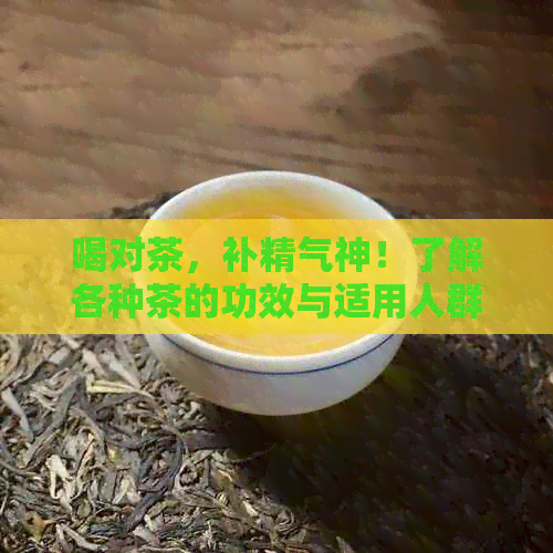 喝对茶，补精气神！了解各种茶的功效与适用人群，助你提升精力和健。