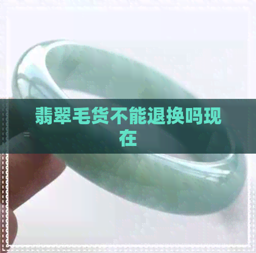 翡翠毛货不能退换吗现在