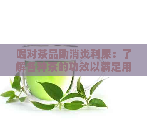 喝对茶品助消炎利尿：了解各种茶的功效以满足用户需求