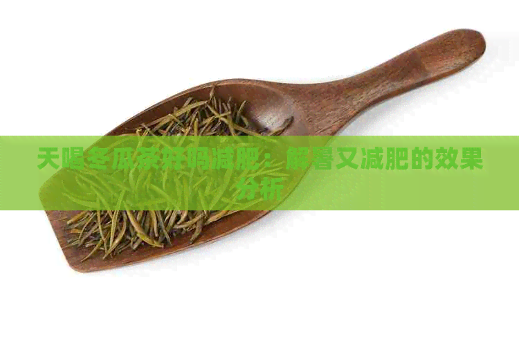 天喝冬瓜茶好吗减肥：解暑又减肥的效果分析