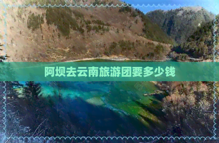 阿坝去云南旅游团要多少钱