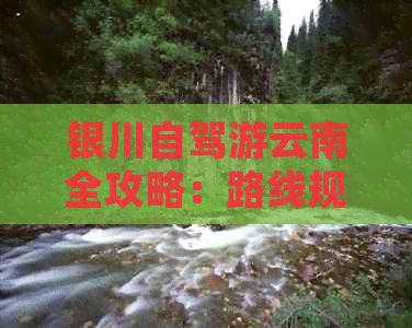 银川自驾游云南全攻略：路线规划、景点推荐、住宿与美食一应俱全