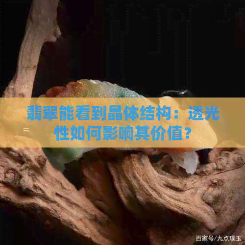 翡翠能看到晶体结构：透光性如何影响其价值？