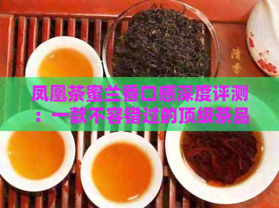 凤凰茶蜜兰香口感深度评测：一款不容错过的顶级茶品体验