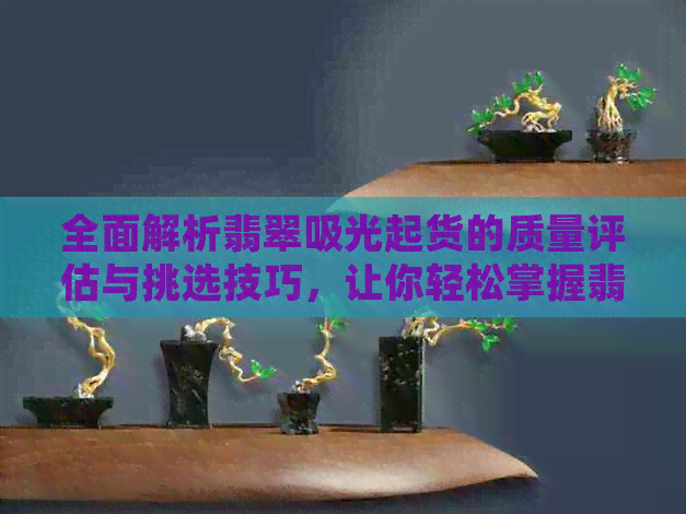 全面解析翡翠吸光起货的质量评估与挑选技巧，让你轻松掌握翡翠真伪辨别方法