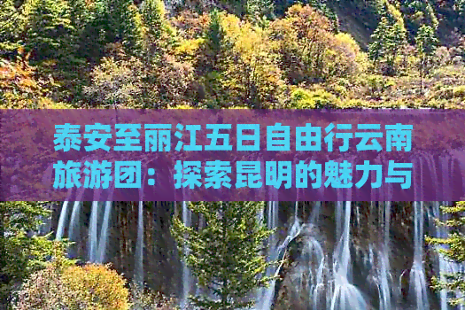 泰安至丽江五日自由行云南旅游团：探索昆明的魅力与美景