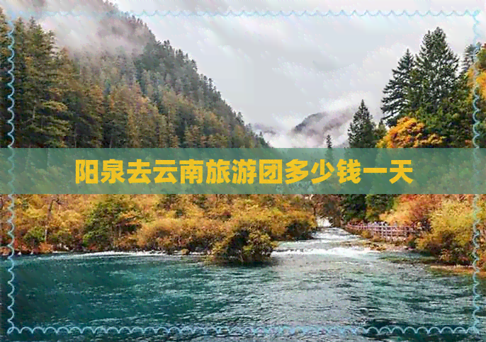 阳泉去云南旅游团多少钱一天