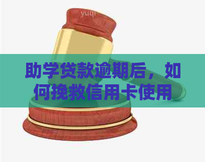 助学贷款逾期后，如何挽救信用卡使用并尽快还款？