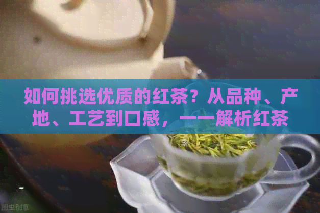 如何挑选优质的红茶？从品种、产地、工艺到口感，一一解析红茶选购全攻略