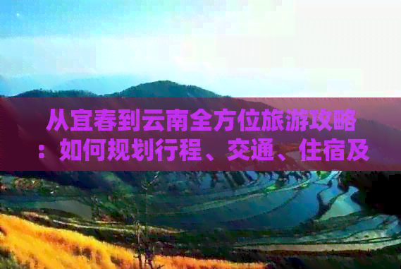 从宜春到云南全方位旅游攻略：如何规划行程、交通、住宿及必备景点推荐