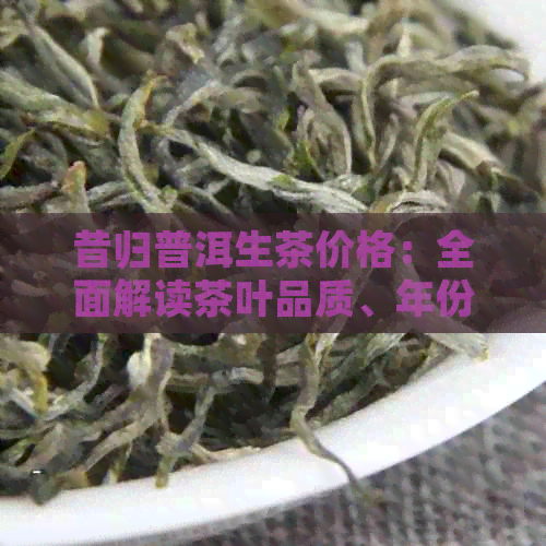 昔归普洱生茶价格：全面解读茶叶品质、年份、产地等因素对价格的影响