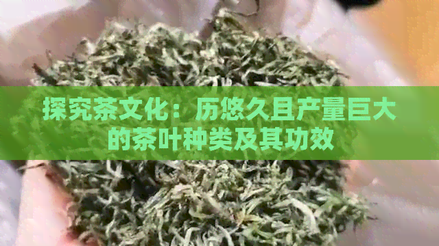 探究茶文化：历悠久且产量巨大的茶叶种类及其功效