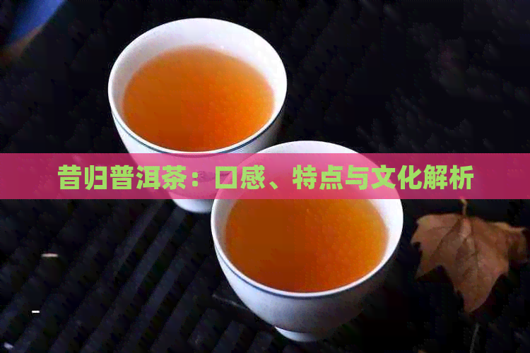 昔归普洱茶：口感、特点与文化解析