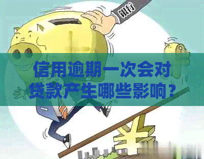 信用逾期一次会对贷款产生哪些影响？如何补救和恢复信用？