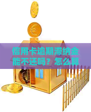 信用卡逾期滞纳金能不还吗？怎么算利息？